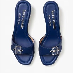 kate spade Blue Women's Slide Sandals